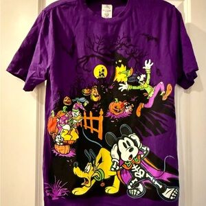 Disney Purple Halloween Kids Shirt